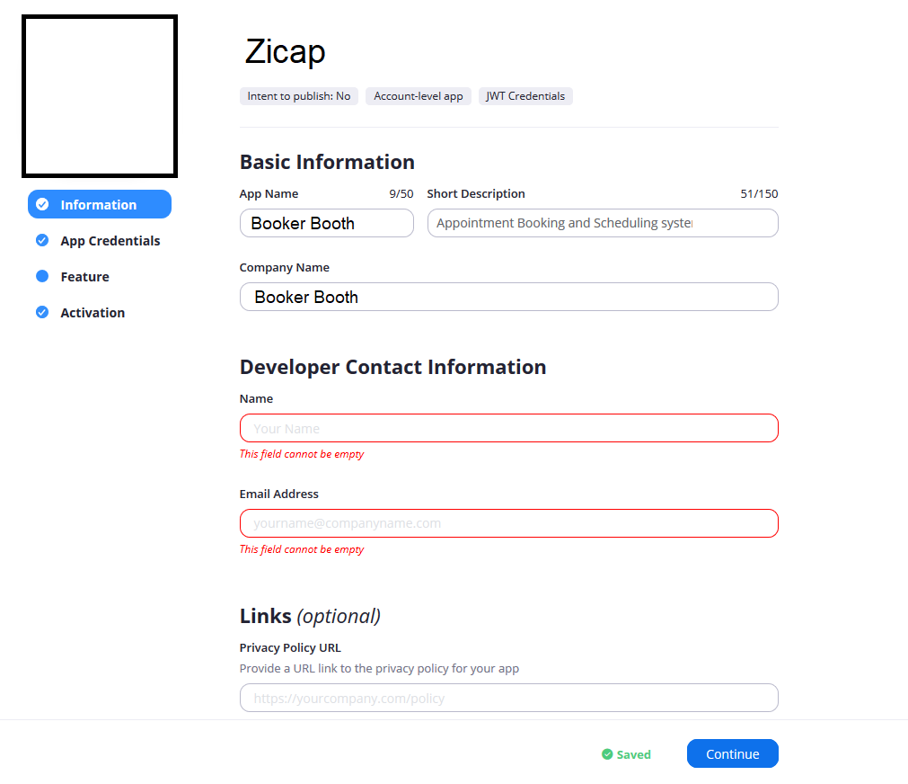 Appointment booking plugin Zoom integration